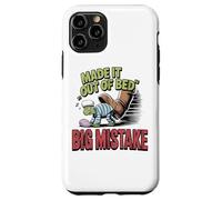 Made It Out Of Bed Big Mistake Turtle Case for iPhone 11 Pro