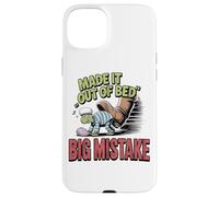 Made It Out Of Bed Big Mistake Turtle Case for iPhone 15 Plus