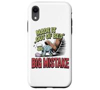 Made It Out Of Bed Big Mistake Turtle Case for iPhone XR
