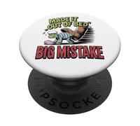 Made It Out Of Bed Big Mistake Turtle PopSockets Adhesive PopGrip