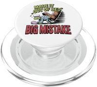 Made It Out Of Bed Big Mistake Turtle PopSockets PopGrip for MagSafe