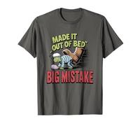Made It Out Of Bed Big Mistake Turtle T-Shirt