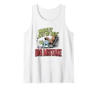 Made It Out Of Bed Big Mistake Turtle Tank Top