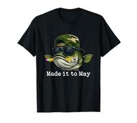 Made it to May Funny Camo Fish Teacher Last Day of School T-Shirt