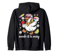 Made It To May Goose Last Day of School Teachers Students Zip Hoodie