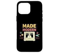 Made Modern Retro Maker 3D Print Design Case for iPhone 16 Pro Max