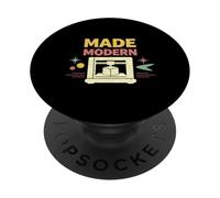 Made Modern Retro Maker 3D Print Design PopSockets Adhesive PopGrip