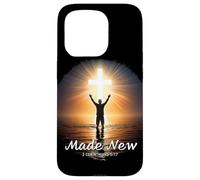 Made New in Christ Jesus: Christian Faith Baptism 2 Cor 5:17 Case for iPhone 15 Pro