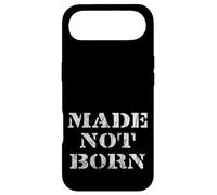MADE NOT BORN - Powerful Streetwear Design with Message Case for iPhone Air