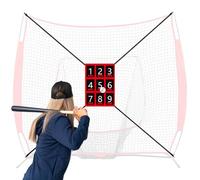 Made of baseball pitching net, pitching mesh material, provides excellent durability and weather resistance, suitable for long-term use even on rainy days - softbal