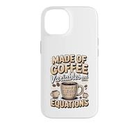 Made of Coffee Variables and Equations Algebra Case for iPhone 14