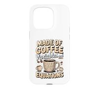 Made of Coffee Variables and Equations Algebra Case for iPhone 15 Pro