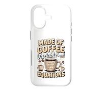 Made of Coffee Variables and Equations Algebra Case for iPhone 17