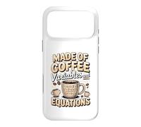 Made of Coffee Variables and Equations Algebra Case for iPhone 17 Pro Max