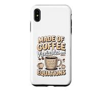 Made of Coffee Variables and Equations Algebra Case for iPhone XS Max