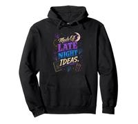 Made Of Late Night Ideas Creative Design Pullover Hoodie