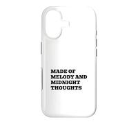 Made of Melody and Midnight Thoughts Case for iPhone 17