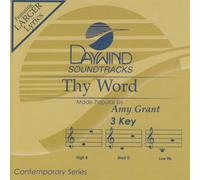Made Popular By: Amy Grant - Thy Word [Accompaniment/Performance Track]