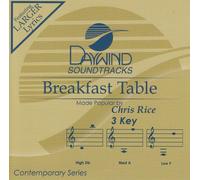 Made Popular By: Chris Rice - Breakfast Table [Accompaniment/Performance Track]