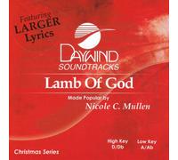 Made Popular By: Nicole C. Mullen - Lamb Of God [Accompaniment/Performance Track]