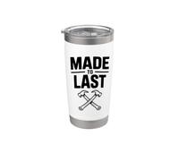 Made to Last Construction Worker Humor Stainless Steel Insulated Tumbler