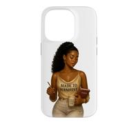 made to manifest black woman positive self help & love Case for iPhone 14 Pro