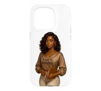made to manifest black woman positive self help & love Case for iPhone 15 Pro