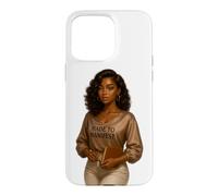 made to manifest black woman positive self help & love Case for iPhone 15 Pro Max