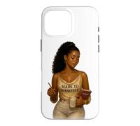 made to manifest black woman positive self help & love Case for iPhone 16 Pro Max