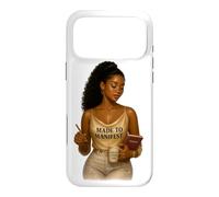 made to manifest black woman positive self help & love Case for iPhone 17 Pro Max