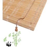 Made To Measure Blinds Bamboo Blinds For Windows Outdoor Blind Handwoven Easy To Install Suitable For Indoor And Outdoor Use I+carbonized color