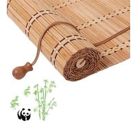 Made To Measure Blinds Bamboo For Windows Outdoor Blinds Handwoven Easy To Install Suitable For Indoor And Outdoor Use (122X203CM)