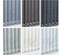 Made to Measure PVC Blackout Vertical Blinds Replacement Slats 89mm (3.5") - Fire Retardant, Moisture Resistant, Waterproof Bespoke Blinds with Free Hangers, Weights & Chains