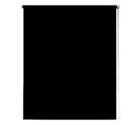 Made to Measure Thermal Blackout Blinds, Black, 165cm Drop - Cut to Fit Blackout Roller Blinds For Inside and Outside Recess Fitting Window Blinds of Multiple Colours by New Edge Blinds