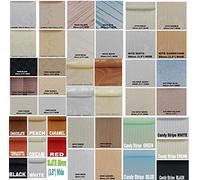 MADE TO MEASURE VERTICAL BLIND REPLACEMENT SLAT/ LOUVERS 89mm (3.5") WIDE (- Any size up to 2500mm (98.50") Individually made to the exact size you require- Including Hangers Weights & Chains, FREE FAST DELIVERY - (PACK OF 20 SLATS)