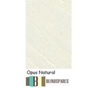 Made To Measure Vertical Blind Replacement Slats in 3.5" wide Opus Natural (Cream) Fabric