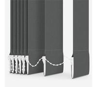 MADE TO MEASURE VERTICAL BLIND REPLACEMENT SLATS LOUVRES by Homesmart Blinds - 89mm 3.5" - FULL RANGE (DIM OUT) (Unity Stone)