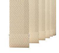 MADE TO MEASURE VERTICAL BLIND REPLACEMENT SLATS LOUVRES by Homesmart Blinds - 89mm 3.5" - FULL RANGE (DIM OUT) (Marina Harvest)