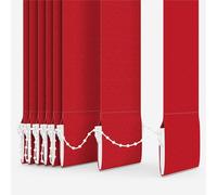 MADE TO MEASURE VERTICAL BLIND REPLACEMENT SLATS LOUVRES by Homesmart Blinds 89mm 3.5" HUGE CHOICE OF FABRICS (Poppy, Up to 3000 (118 Inch))