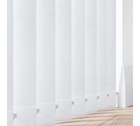 Made to Measure Vertical Blind Slats 89mm (3.5") Wide White | Aqualush | PVC Blackout Replacement Vertical Blinds Louvres | Waterproof Window Blind Slats - Hangers Weights & Chains or Chainless Option