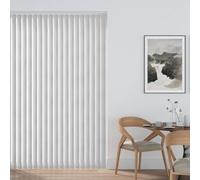 Made to Measure Vertical Blinds 89mm (3.5") Fabric Complete Set Headrail & Slats | Custom Size Vertical Window Blinds | Light Filtering Blinds for Windows & Doors (Upto 100cm Wide X Upto 200cm Drop)