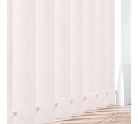 Made to Measure Vertical Blinds Slats - Feather Weave Chantilly Fabric 89mm(3.5") Wide Louvres -Replacement Slats for Windows & Conservatory Blinds with Weights and Chains - Colour Options (Chantilly)