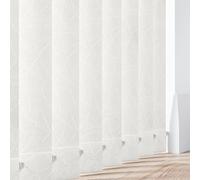 Made to Measure Vertical Blinds Slats - Sweet Snow Fabric 89mm(3.5") Wide Louvres - Perfect Replacement Slats for Windows & Conservatory Blinds with Weights and Chains - Colour Options (Sweet Snow)