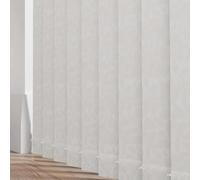 Made to Measure Waterproof Vertical Blinds Slats - PVC Fabric Blackout Replacement Louvres 3.5" (89mm) Wide - Isla Ivory - With Hangers, Weight & Chains Or Chainless Weights - Easy Fit (Isla Ivory)