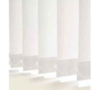 Made-To-Measure White Vertical Blind Slats (89mm)