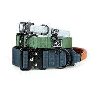 Roamsurf Dog Collar Premium - Adjustable Nylon, Quick-Release Buckle (New York Afterlight, Size 3)