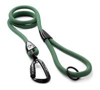 MADE TO ROAM Premium Explorer Leash - Climbing Rope Leash with Autolocking Aviation Aluminum Carabiner - Oregon Haze, 6ft