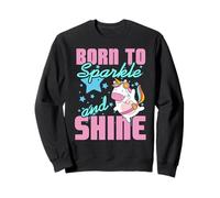 Made to Sparkle and Shine Magical Unicorn Kawaii Fun Sweatshirt