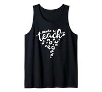 Made To Teach Leopard Print Heart Tank Top