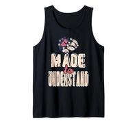 Made to Understand Empathy Mental Health Quote Tank Top